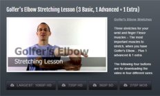 Image of Golfers Elbow Stretching Module
