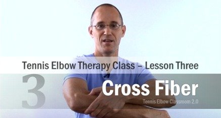Tennis Elbow Therapy Class 3 Cross Fiber Friction