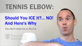 Don’t Use Ice to Treat Your Tennis Elbow! (Really)