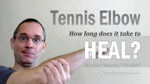 What's the healing and recovery time for Tennis Elbow?