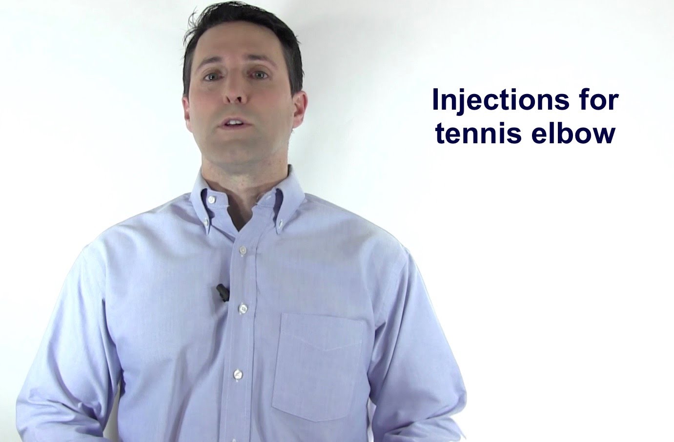 Orthopedist Frankly Discusses Injections For Tennis Elbow