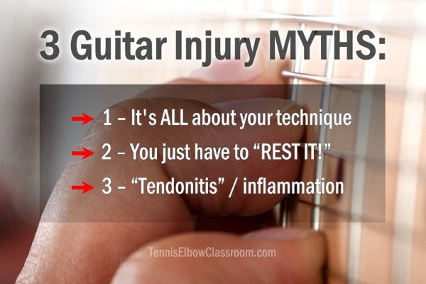 3 big myths about guitar injury treatment