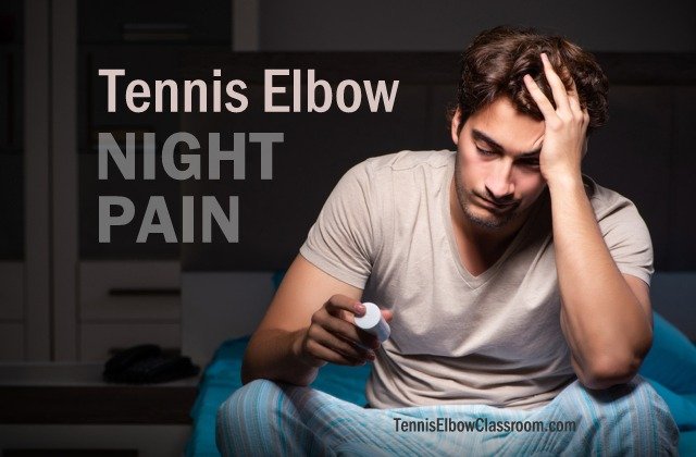 Taking medication to help sleep with Tennis or Golfer's Elbow pain